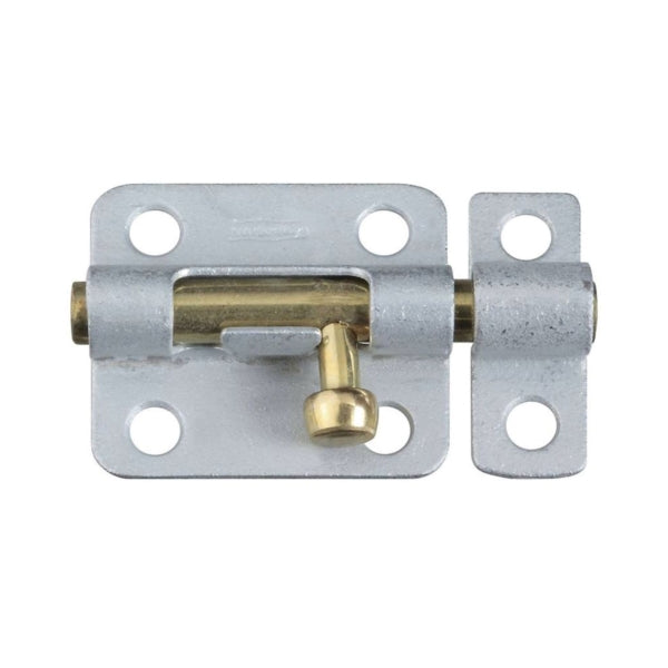 National Hardware N151-852 Barrel Bolt, 0.32 in Dia Bolt Head, 2-1/2 in L Bolt, Galvanized