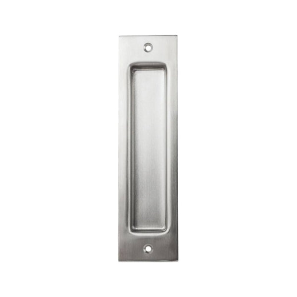 National Hardware N187-030 Pull, 2-1/16 in W, 1/2 in D, 8 in H, Steel, Stainless Steel