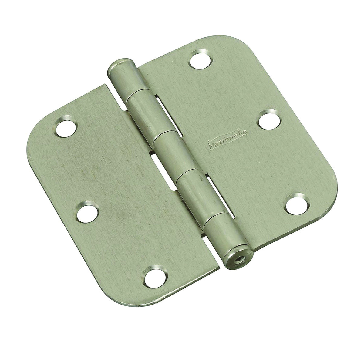 National Hardware N612-061 Door Hinge, Cold Rolled Steel, Satin Nickel, 50 lb
