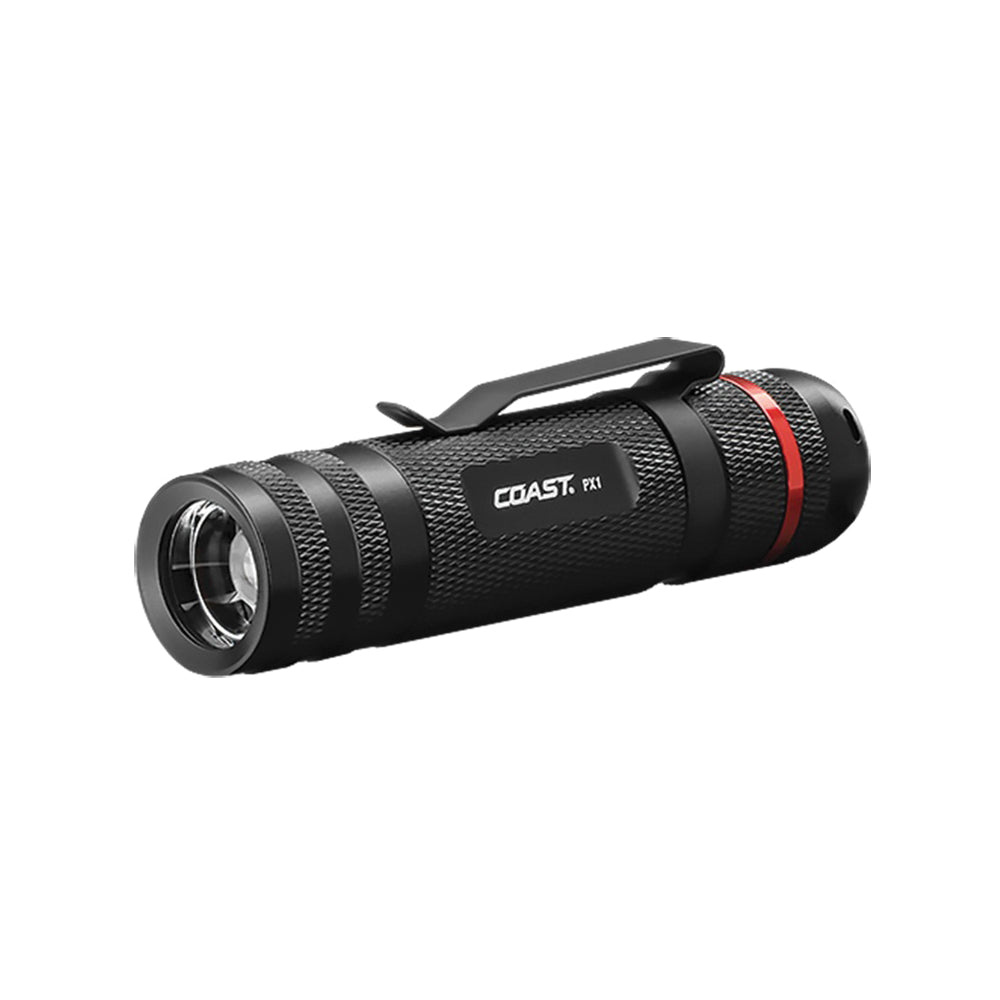 Coast 20864 Twist Focus Flashlight, AAA Battery, LED Lamp, 315 Lumens, Flood to Spot Beam, 2 hr 15 min Run Time