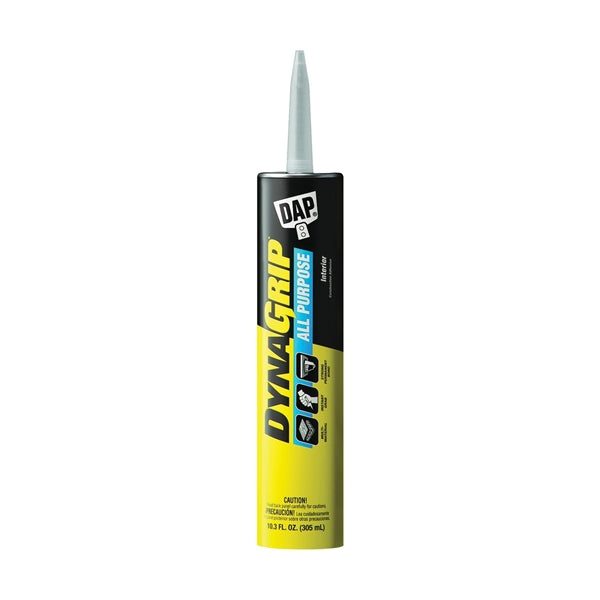 DAP DYNAGRIP 27501 Construction Adhesive, Tan, 10.3 oz Cartridge