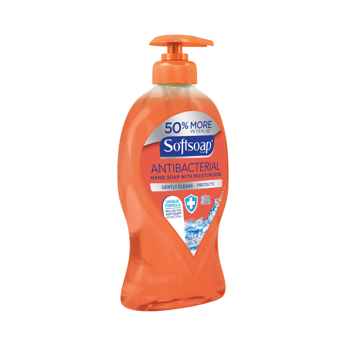 Softsoap US03562A Hand Soap Orange, Liquid, Orange, Crisp Clean, 11.25 oz Bottle