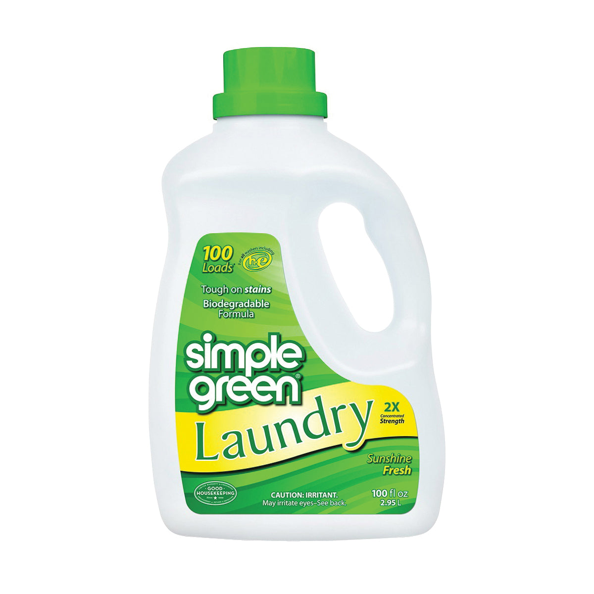 Simple Green 1510000417101 Laundry Detergent, 100 oz Bottle, Liquid, Sweet Herbal