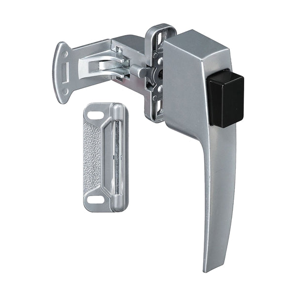 National Hardware V1326 Series N178-400 Pushbutton Latch, Zinc, 5/8 to 2 in Thick Door