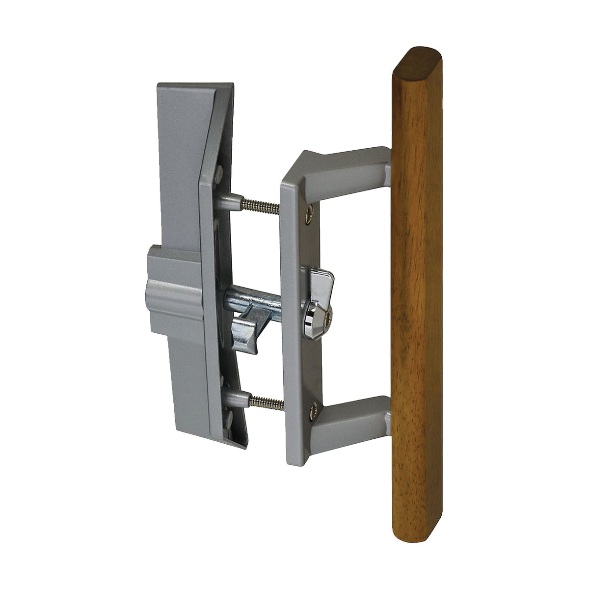National Hardware V1363 Series N349-209 Handle and Latch Set, Keyed Key, Zinc, Aluminum