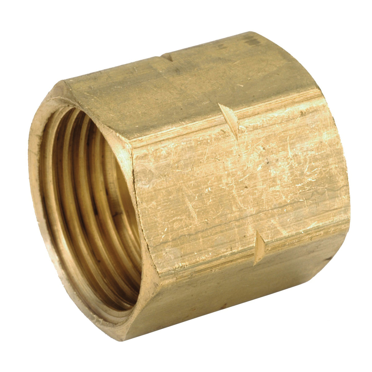 Anderson Metals 757402-12 Hose Adapter, 3/4 x 3/4 in, FGH x FGH, Brass, For: Garden Hose