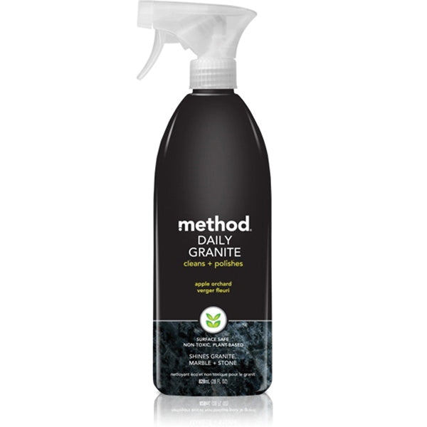 method 00065 Granite Cleaner, 28 oz Bottle, Liquid, Apple Orchard, Translucent