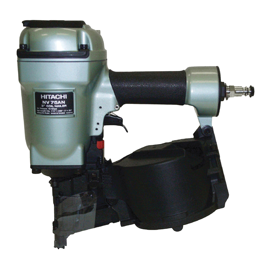 HITACHI NV75AN Siding/Framing Nailer, 200 to 300 Magazine, 16 deg Collation, Wire Weld Collation, 0.085 cu-ft/Cycle Air