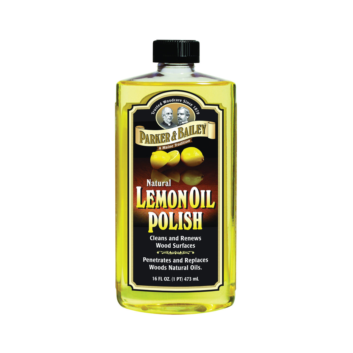 Parker &amp; Bailey 510660 Oil Polish, 16 oz, Light Yellow, Liquid, Lemon