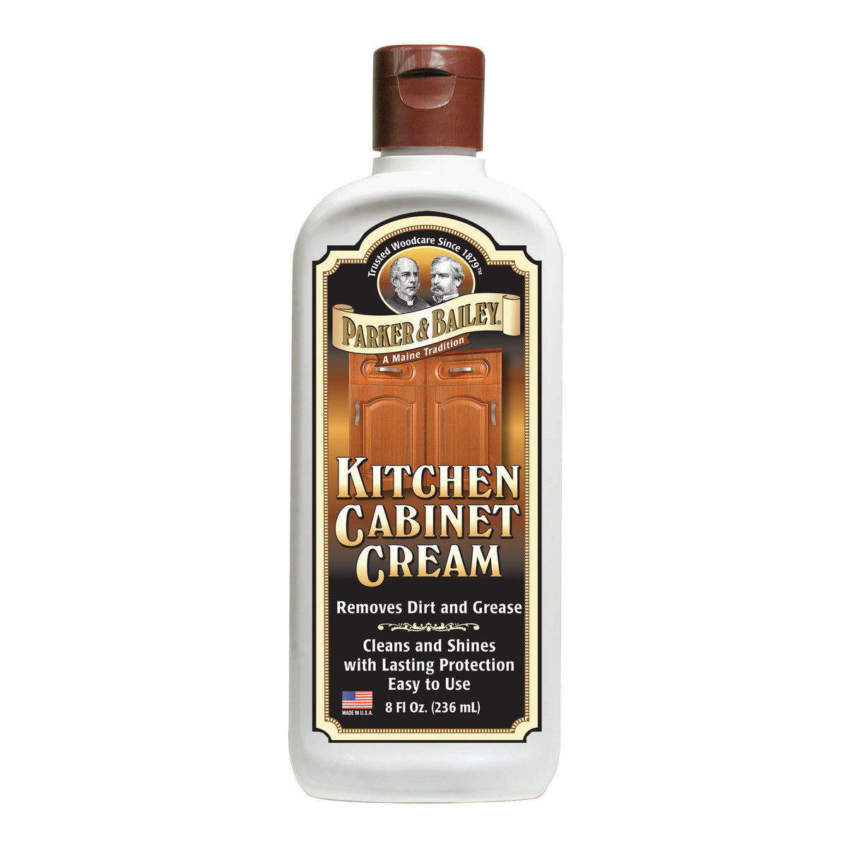 Parker &amp; Bailey 580465 Kitchen Cabinet Cream, 8 oz, Cream, Spice, Brown