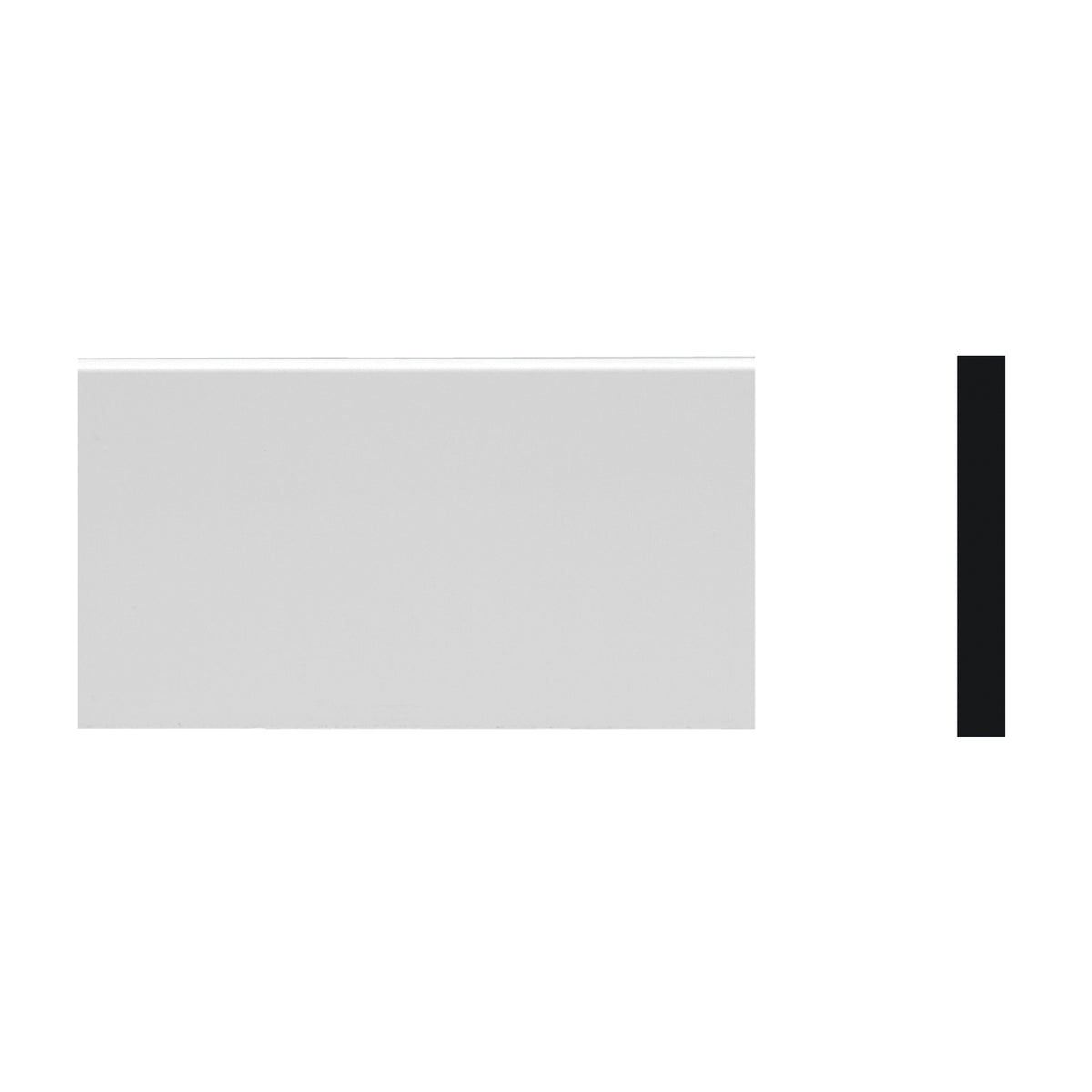 Royal 5074869 Lattice Moulding, 8 ft L, 1/4 in W, Cellular PVC, White