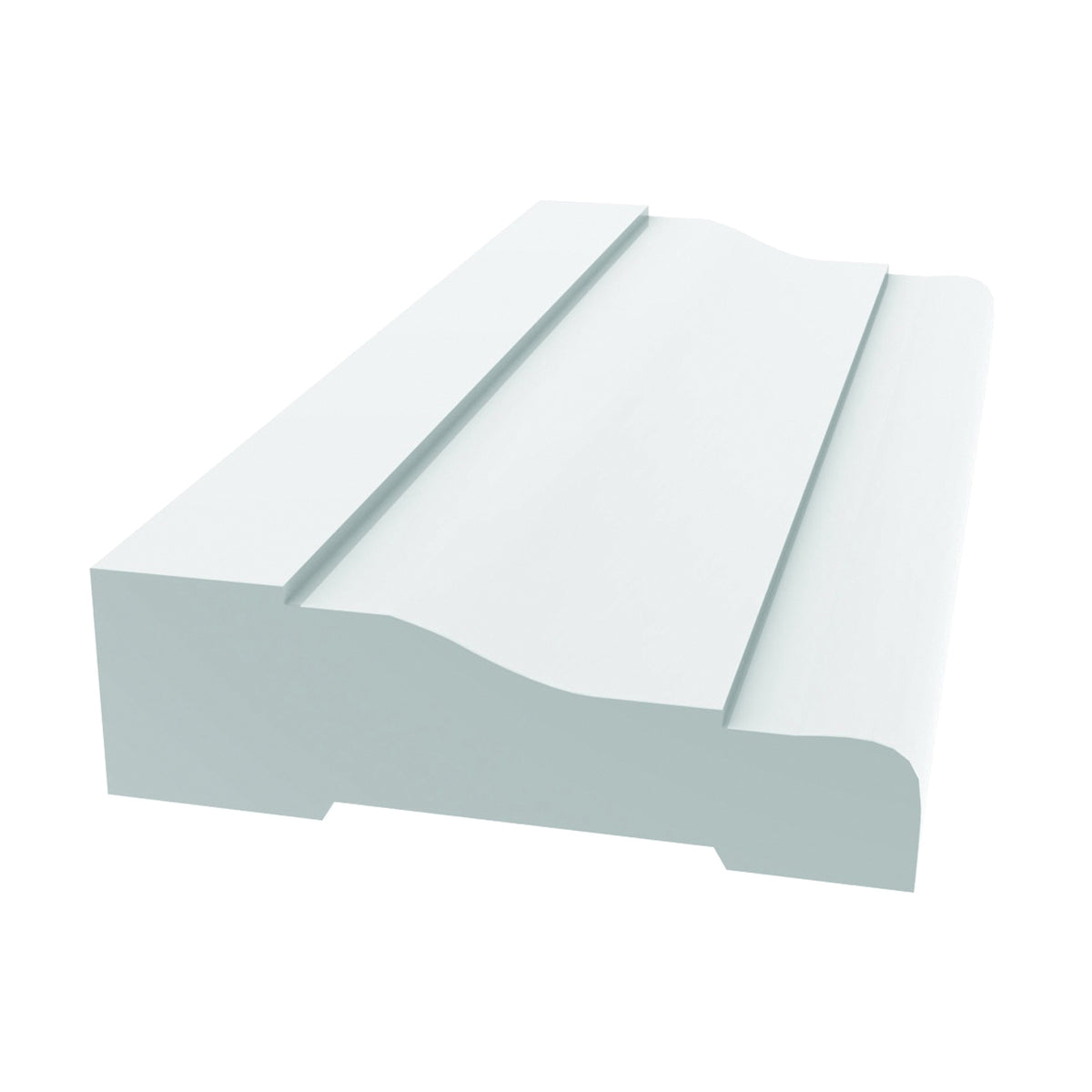 Royal 5099636 Colonial Casing, 12 ft L, 11/16 in W, Cellular PVC, White