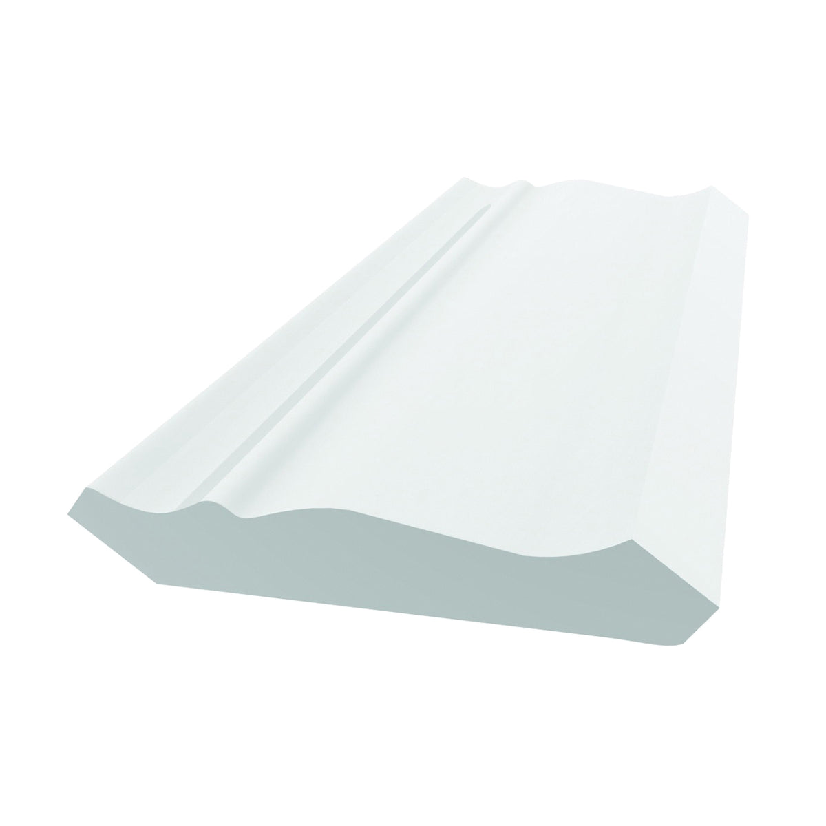 Royal 5099943 Colonial Crown Moulding, 12 ft L, 9/16 in W, Cellular PVC, White