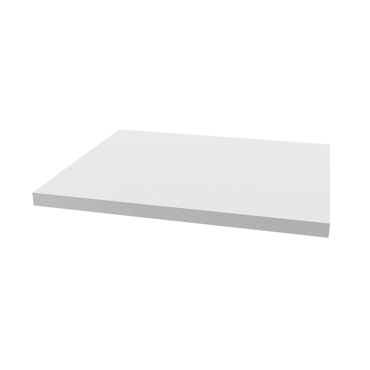 Royal 5101644 Flat Trim Moulding, 8 ft L, 5/16 in W, Cellular PVC, White