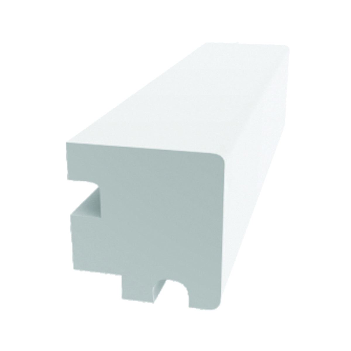 Royal 5102330 Moulding Window Sill Nosing, 7 ft L, 1-3/8 in W, Cellular PVC, White