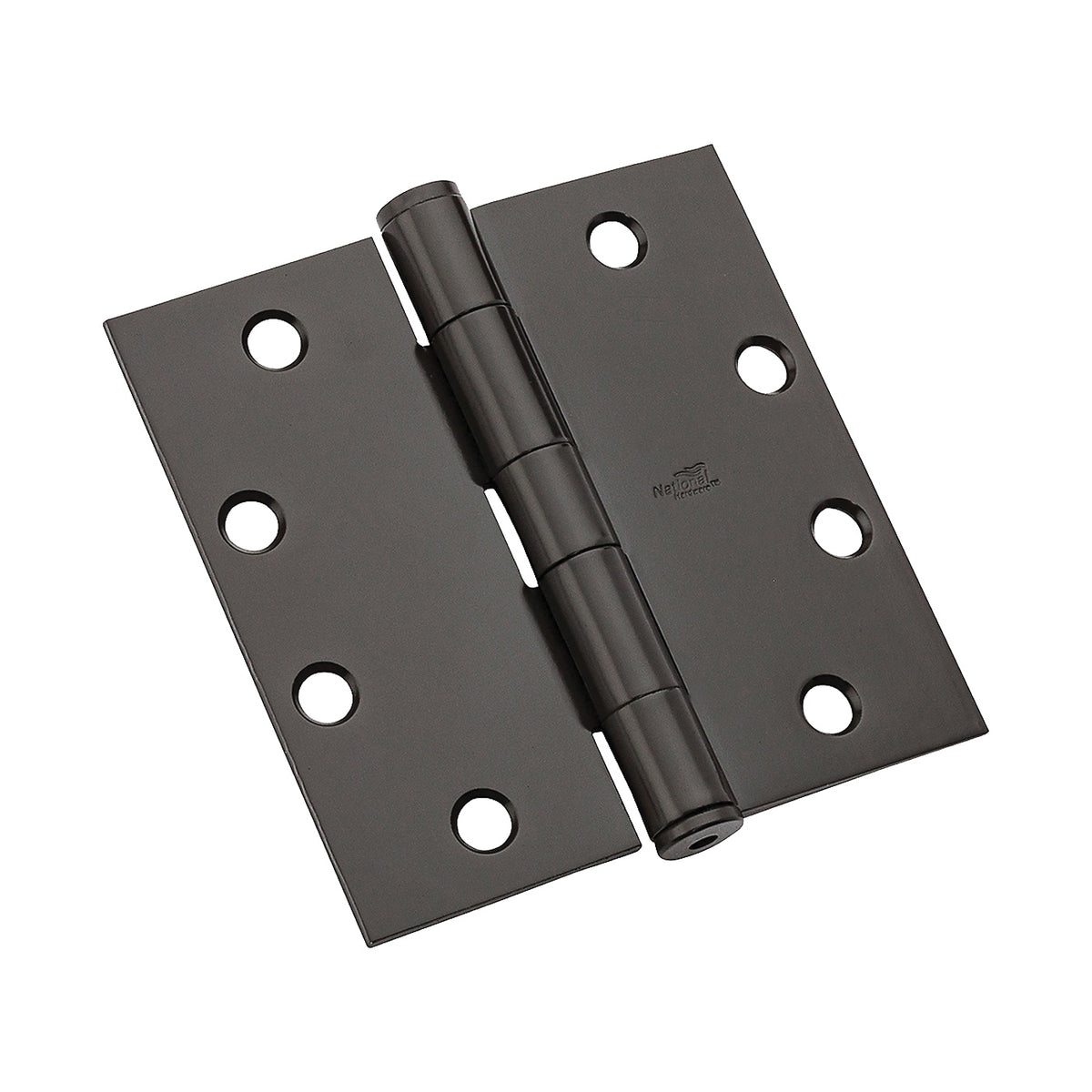 National Hardware DPB179 Series N236-018 Template Hinge, 4-1/2 in H Frame Leaf, 1.3875 in Thick Frame Leaf, Steel, 90 lb