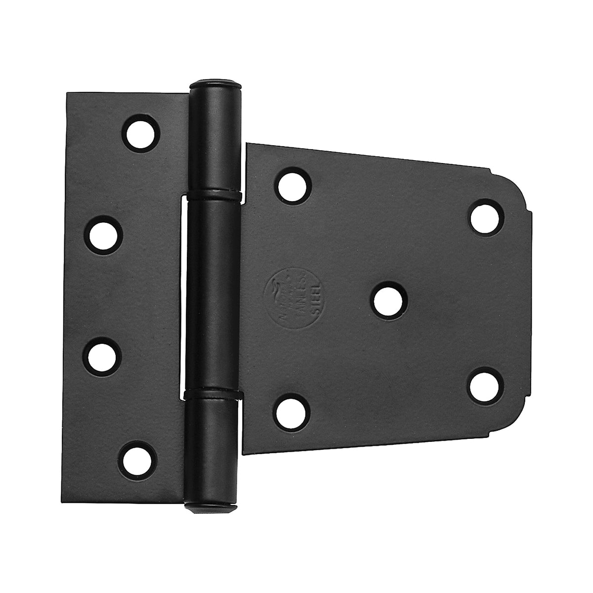 National Hardware N109-021 Gate Hinge, 4-9/32 in W Frame Leaf, 1-9/16 in H Frame Leaf, Stainless Steel, Matte, 48 lb