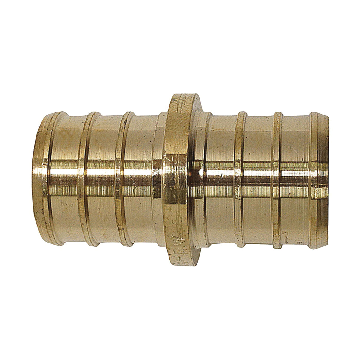 Apollo Valves ApolloPEX Series APXC3410PK Coupling, 3/4 in, Barb, Brass, 200 psi Pressure