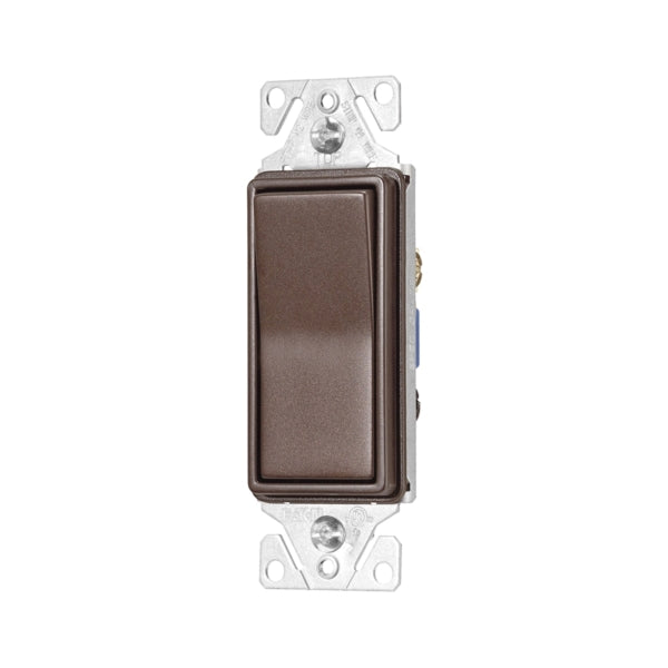 Eaton Wiring Devices 7500 7503RB-K-L Rocker Switch, 15 A, 120/277 V, 3-Way, Thermoplastic Housing Material