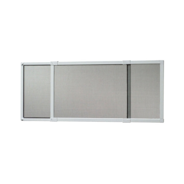 NEW YORK WIRE FSP8556-U Window Screen, 15 in L, 20 to 37 in W, Aluminum/Fiberglass, Charcoal