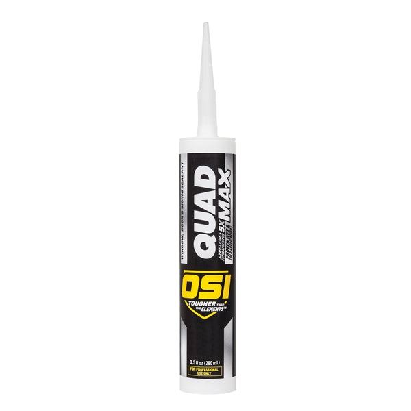 OSI QUAD MAX 1868687 Sealant, Black, -14 to 158 deg F, 9.5 oz Cartridge