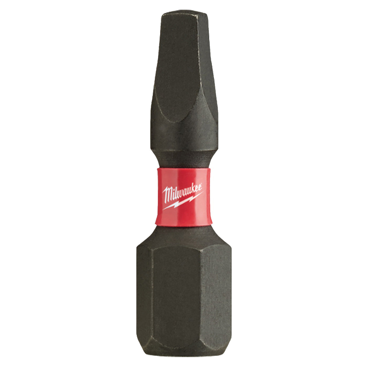 Milwaukee SHOCKWAVE 48-32-4722 Insert Bit, #2 Drive, Square Recess Drive, 1/4 in Shank, Hex Shank, 1 in L, Steel