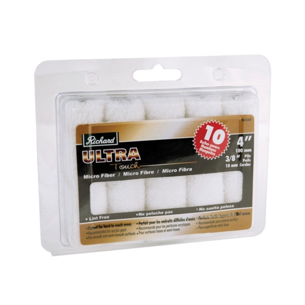 HYDE 94048 Paint Roller Cover, 3/8 in Thick Nap, 4 in L, Microfiber Cloth Cover