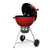 Weber Original Kettle 14615001 Premium Charcoal Grill, 363 sq-in Primary Cooking Surface, Red, Steel Body