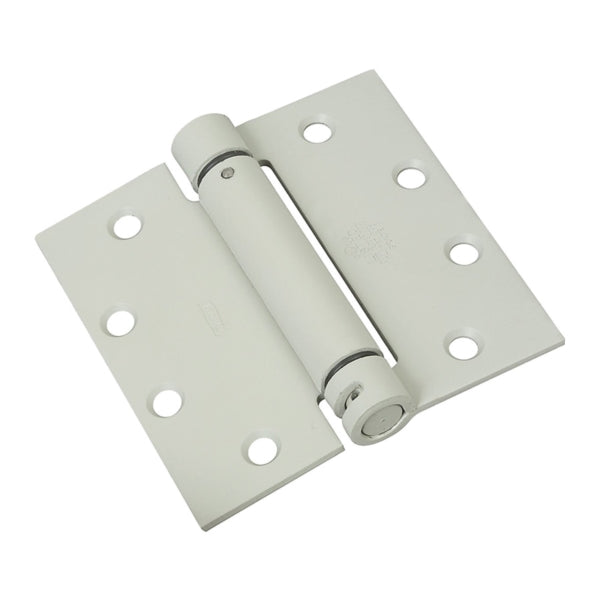 National Hardware 2060R Series N236-013 Spring Hinge, 4-1/2 in H Frame Leaf, Steel, Prime Coat, Screw Mounting, 50 lb