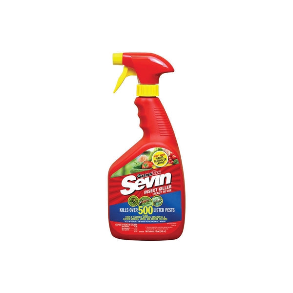 Sevin 100536444 Insect Killer, Liquid, Spray Application, 32 oz Bottle