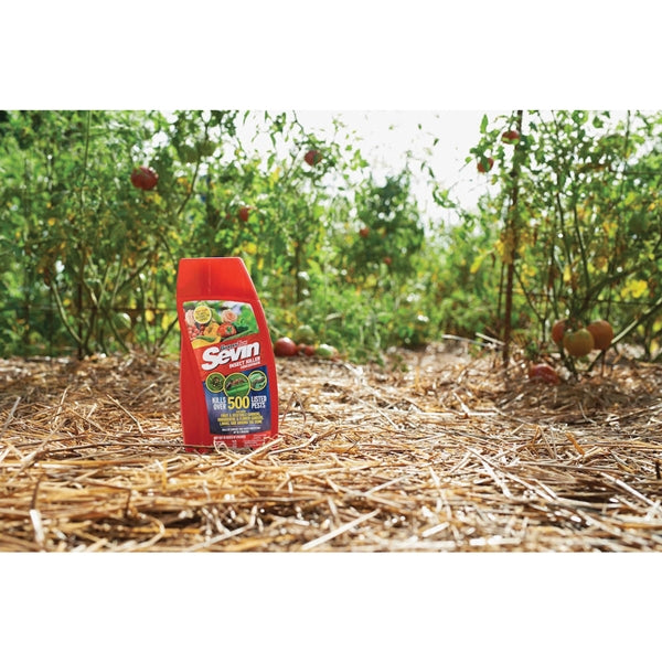 Sevin 100530122 Insect Killer, Liquid, Spray Application, 16 oz Bottle