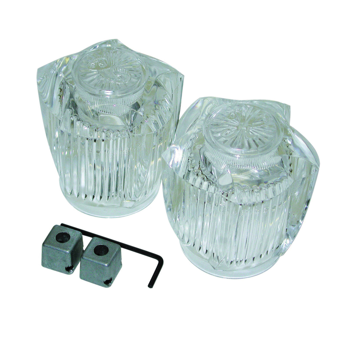 Danco 80906 Faucet Handle, Acrylic, For: Price Pfister, Central and Sayco Two Handle Long-Stem Faucets