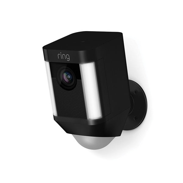Ring 8SB1S7-BEN0 Spotlight Camera, 140 deg View, 1080 pixel Resolution, Night Vision: 15 to 60 ft, Black