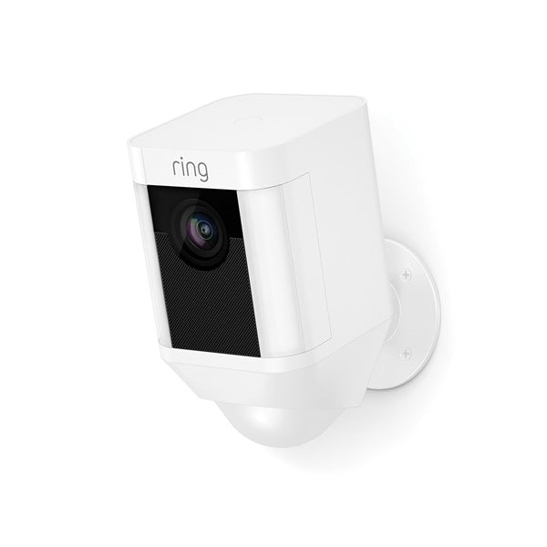 Ring 8SB1S7-WEN0 Spotlight Camera, 140 deg View, 1080 pixel Resolution, Night Vision: 15 to 60 ft, White