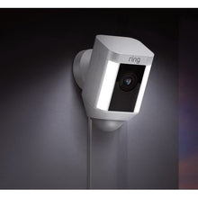 Load image into Gallery viewer, Ring 8SH1P7-WEN0 Wired Spotlight Camera, 140 deg View, 1080 pixel Resolution, Night Vision: 15 to 60 ft, White
