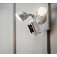 Load image into Gallery viewer, Ring 88FL000CH000 Security Camera with Flood Light, 270 deg View, 1080 pixel Resolution, White, Wall Mounting
