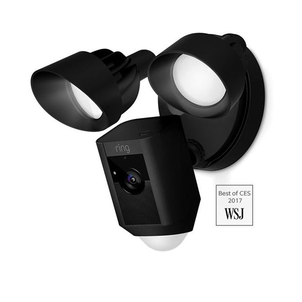 Ring 88FL001CH000 Security Camera with Flood Light, 270 deg View, 1080 pixel Resolution, Night Vision: 15 to 60 ft