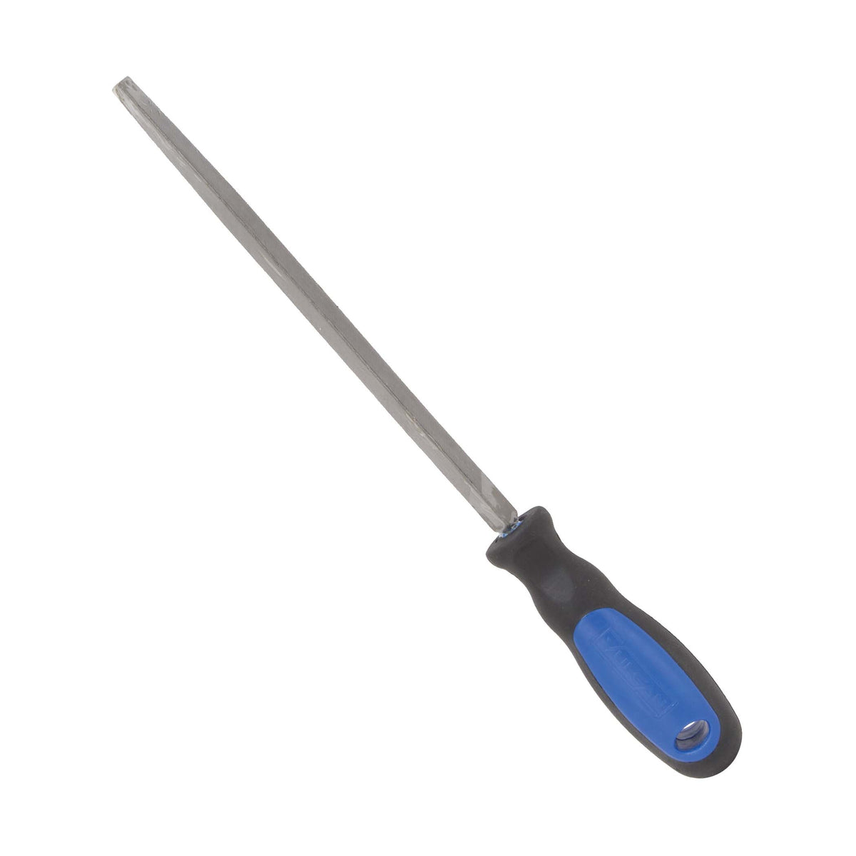 Vulcan JL-F009 File, Triangle Profile, Taper Pattern, Single Cut Cut, 1/2 in W Blade, Cushion-Grip Handle