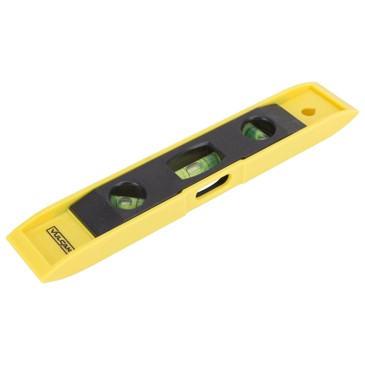 Vulcan JLO-063 Torpedo Level, 9 in L, 3-Vial, 1-Hang Hole, Magnetic, Plastic