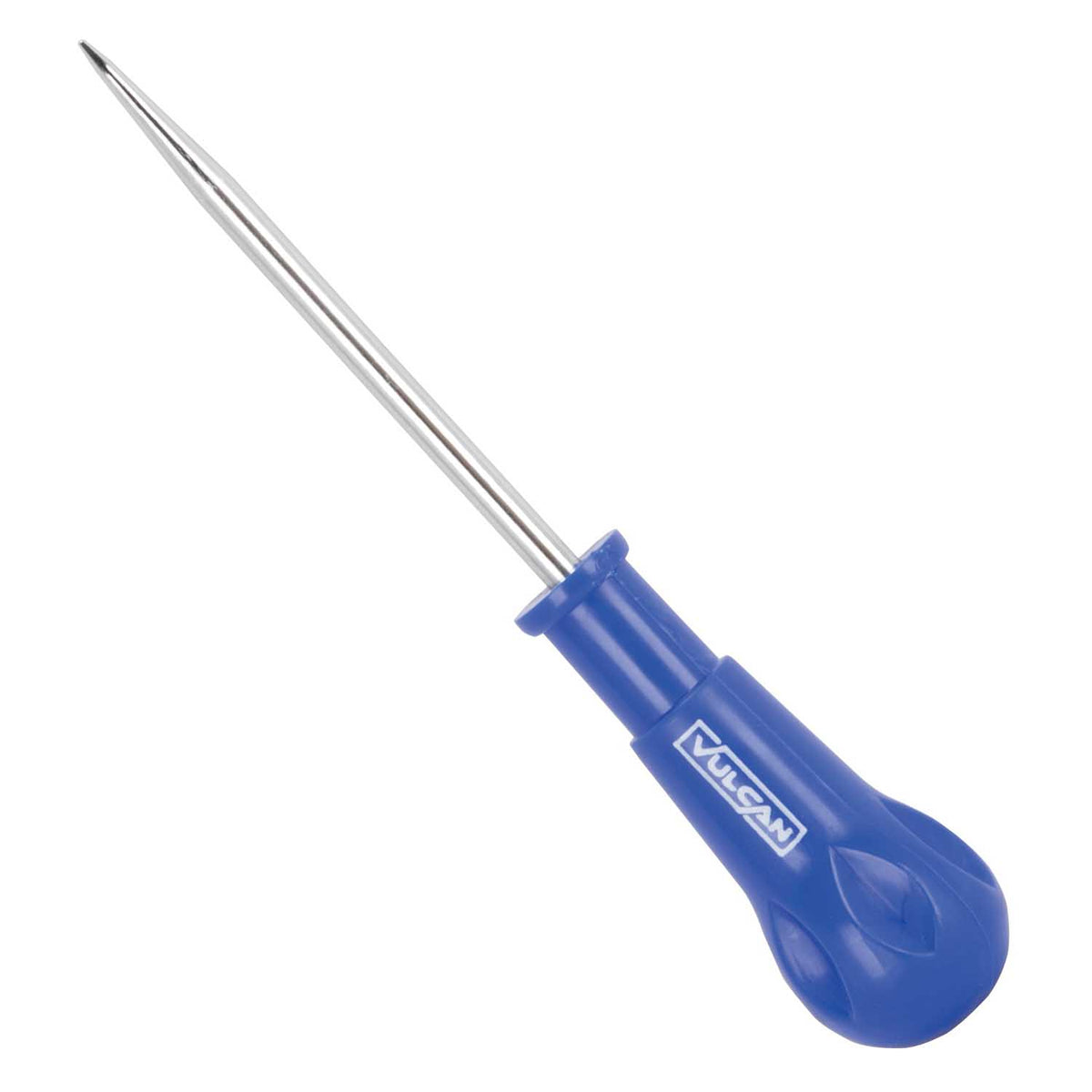 Vulcan JLO-024 Scratch Awl, 5.8 mm Dia Shank, 4 in L Shank, 7-1/8 in OAL, Ergonomic Handle, Plastic Handle, Steel Shank