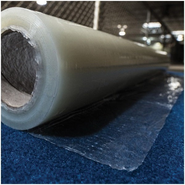 SURFACE SHIELDS CS2450W Carpet Shield, 50 ft L, 24 in W, Acrylic/Polyethylene, Clear
