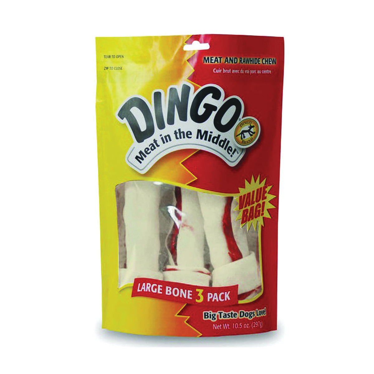 Dingo P-95008 Dog Bone, 10.5 oz