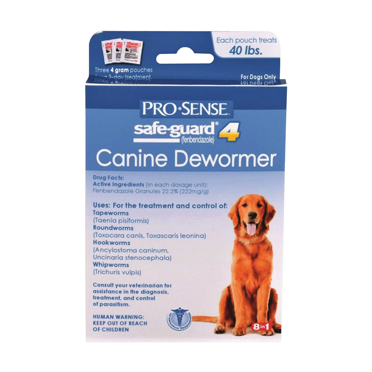 ProSense Safe-Guard 4 P-83072 Canine Dewormer, 40 lb
