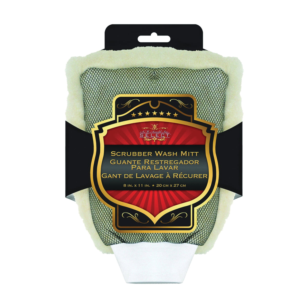 SM ARNOLD 25-327 Scrubber Wash Mitt, Nylon