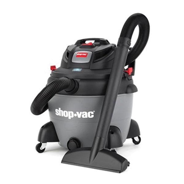 Shop-Vac 8252600 Wet and Dry Vacuum, 16 gal Vacuum, Cartridge Filter, 6.5 hp, 120 V