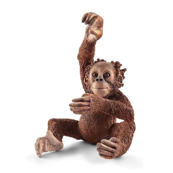 Schleich-S 14776 Figurine, 3 to 8 years, Young Orangutan, Plastic