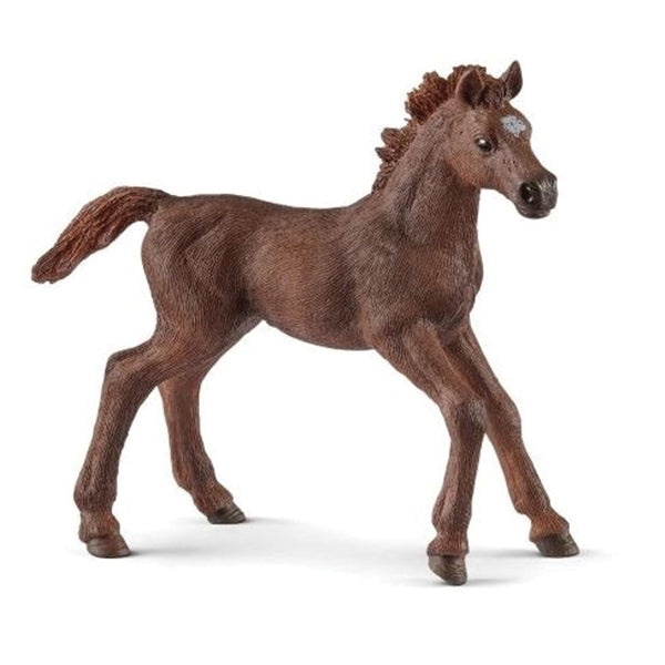 Schleich-S 13857 Figurine, Eng Thoroughbred Foal, Plastic