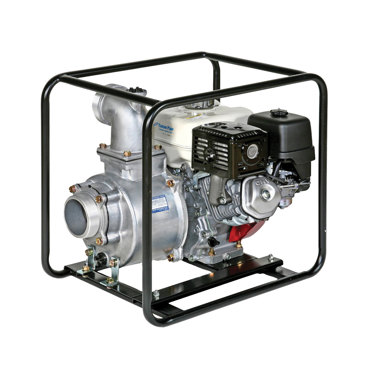 Tsurumi Pump TE3-50HA Centrifugal Pump, 4 hp, 2 in Outlet, 115 ft Max Head, 137 gpm, Semi-Open Impeller, Aluminum