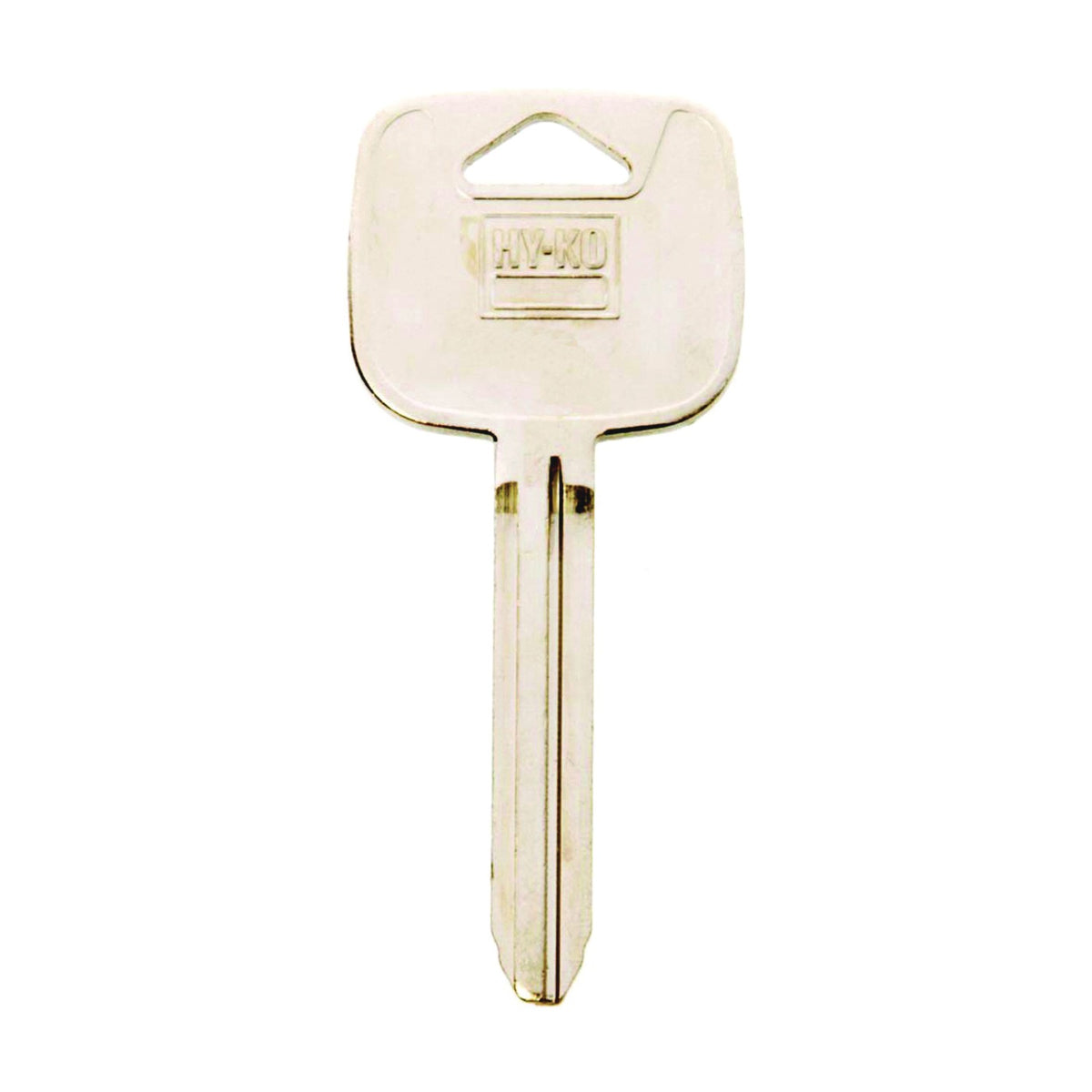 HY-KO 11010TR47 Automotive Key Blank, Brass, Nickel, For: Toyota Vehicle Locks