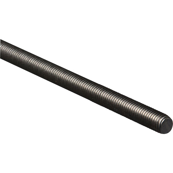 National Hardware N340-893 Threaded Rod, 5/8-11 Thread, 36 in L, Coarse Grade, Stainless Steel, UNC Thread